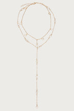 Faux Crystal Crush Cascading Necklace