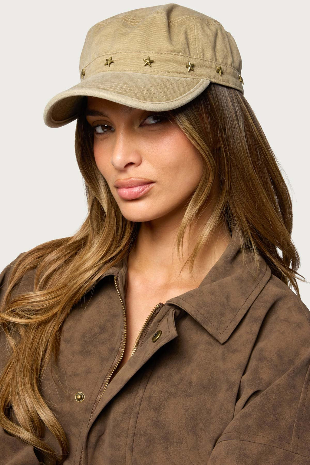 Star Studded Military Hat