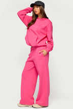 Basic Girl Wide Leg Edikted Sweatpants