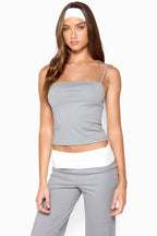 Anika Straight Neck Tank Top