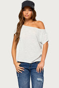 Chanelle Off Shoulder Striped Top