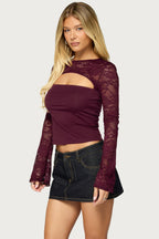 Allay Lacey Cut Out Top