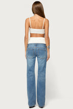 Vali Built In Bra Backless Top