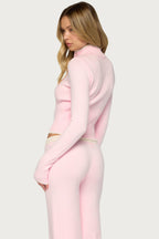 Hanin High Neck Knit Cardigan
