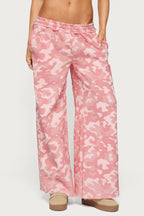 Adelyn Camo Wide Leg Sweatpants