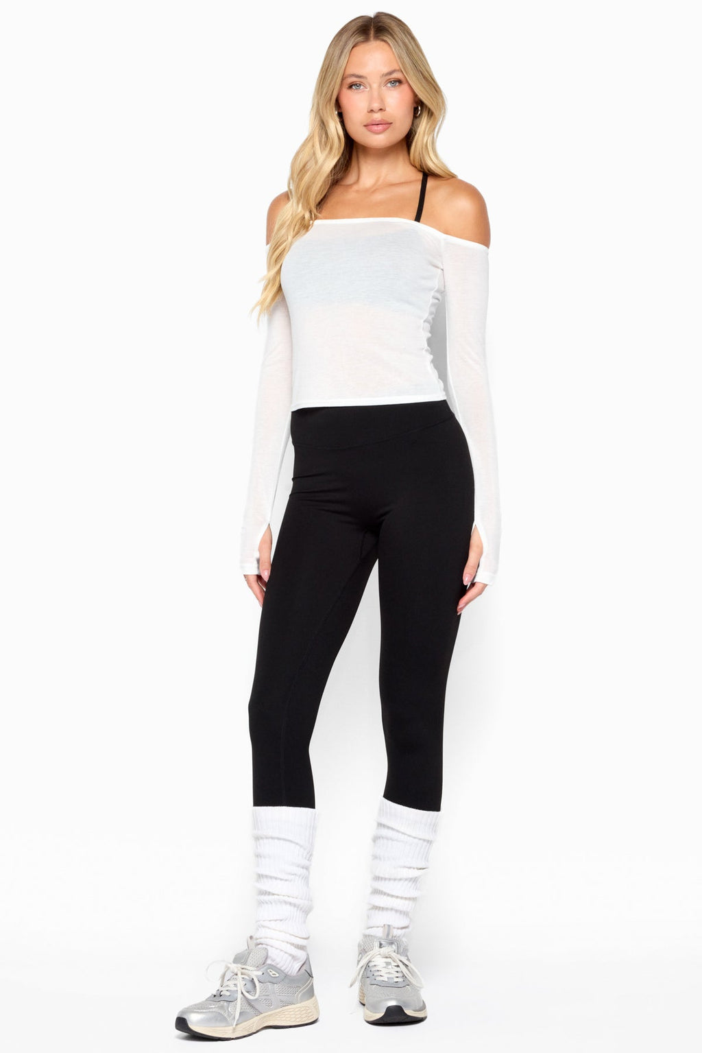 Gemima Long Sleeve Off Shoulder Top