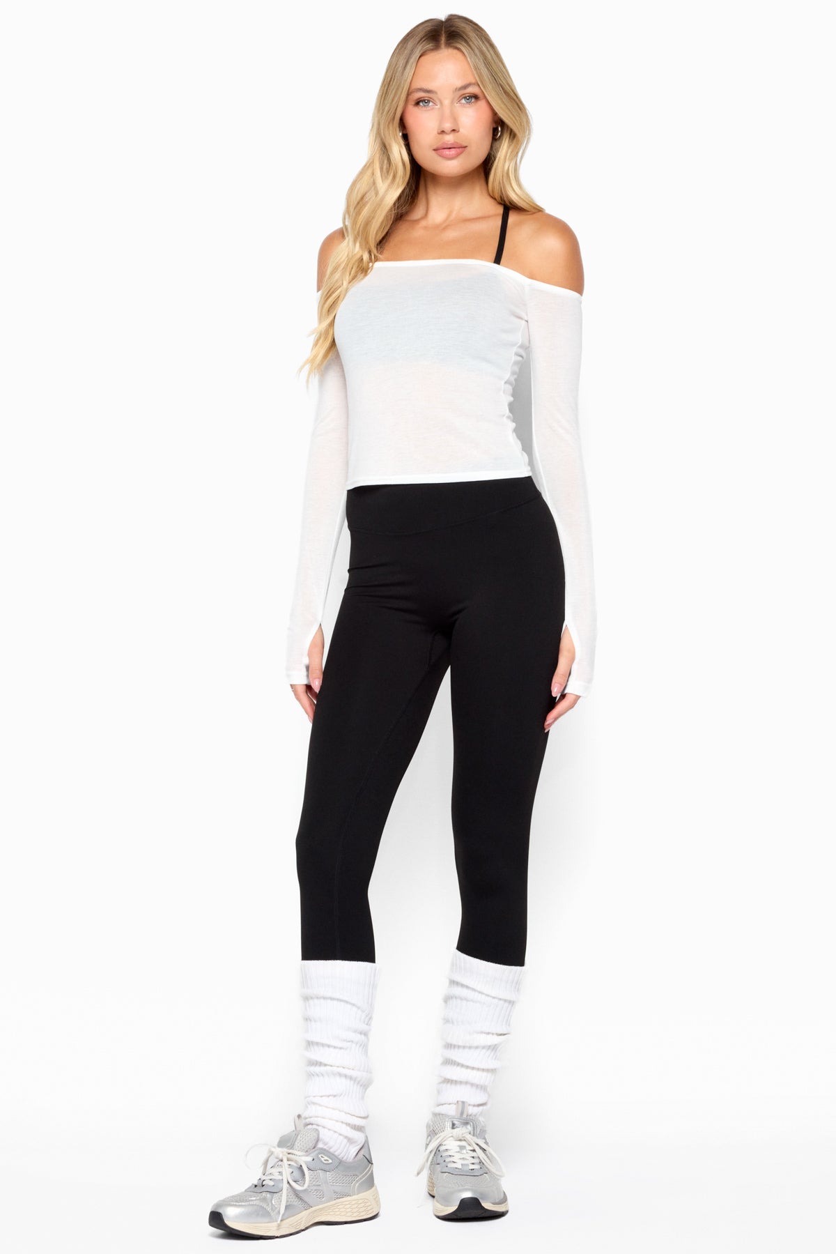 Gemima Long Sleeve Off Shoulder Top