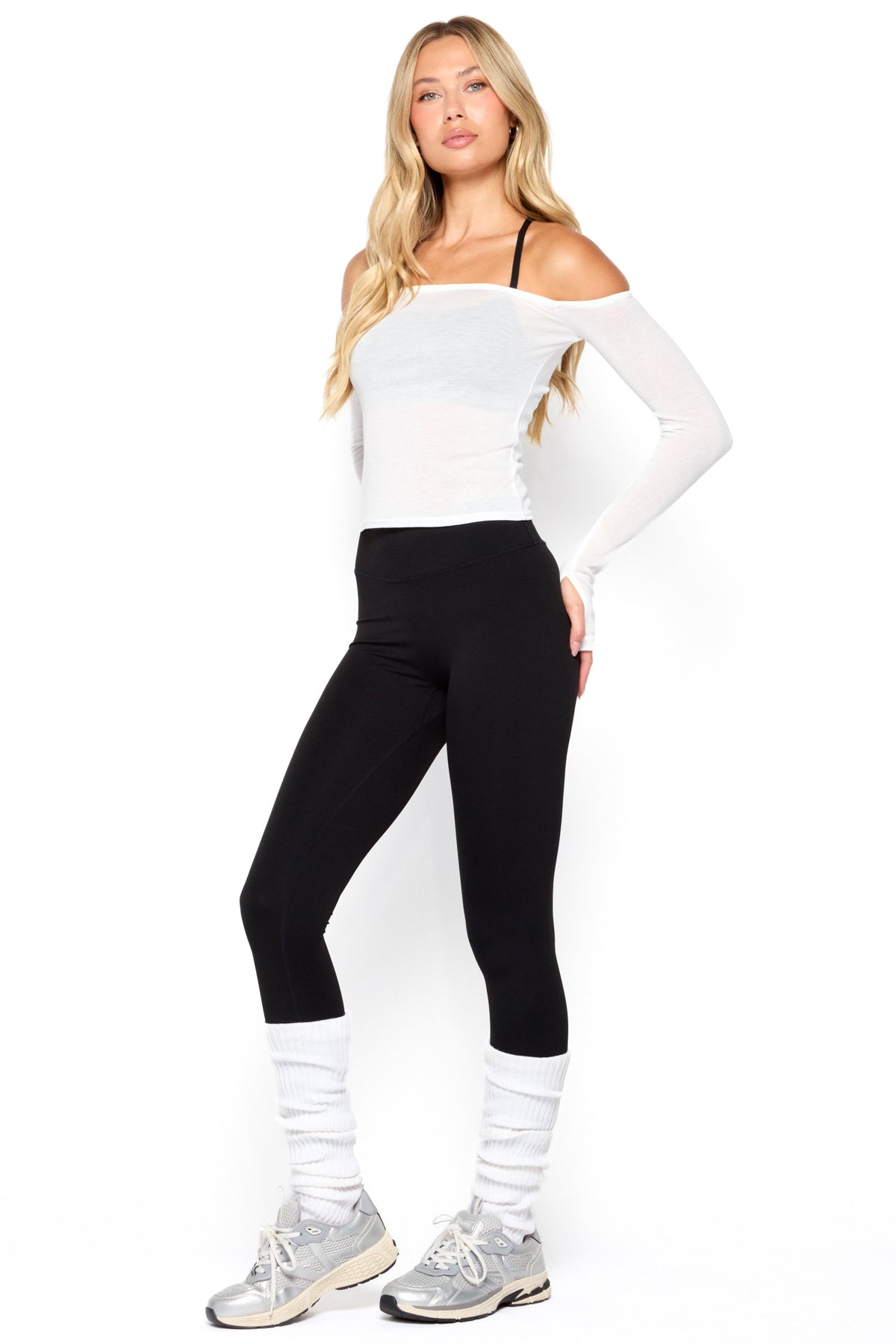 Gemima Long Sleeve Off Shoulder Top