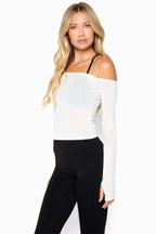 Gemima Long Sleeve Off Shoulder Top