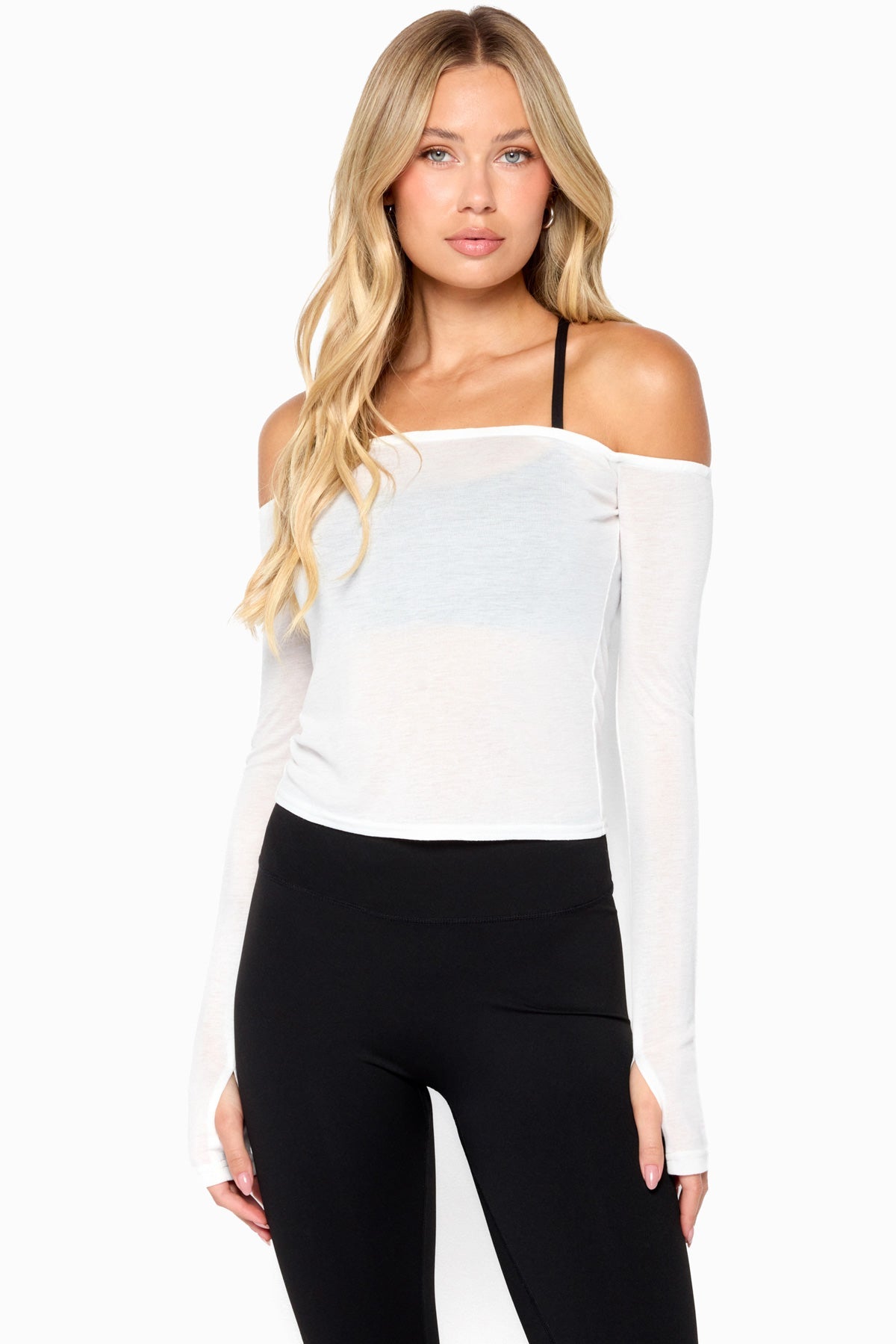 Gemima Long Sleeve Off Shoulder Top