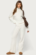 Fika Cable Knit Pants