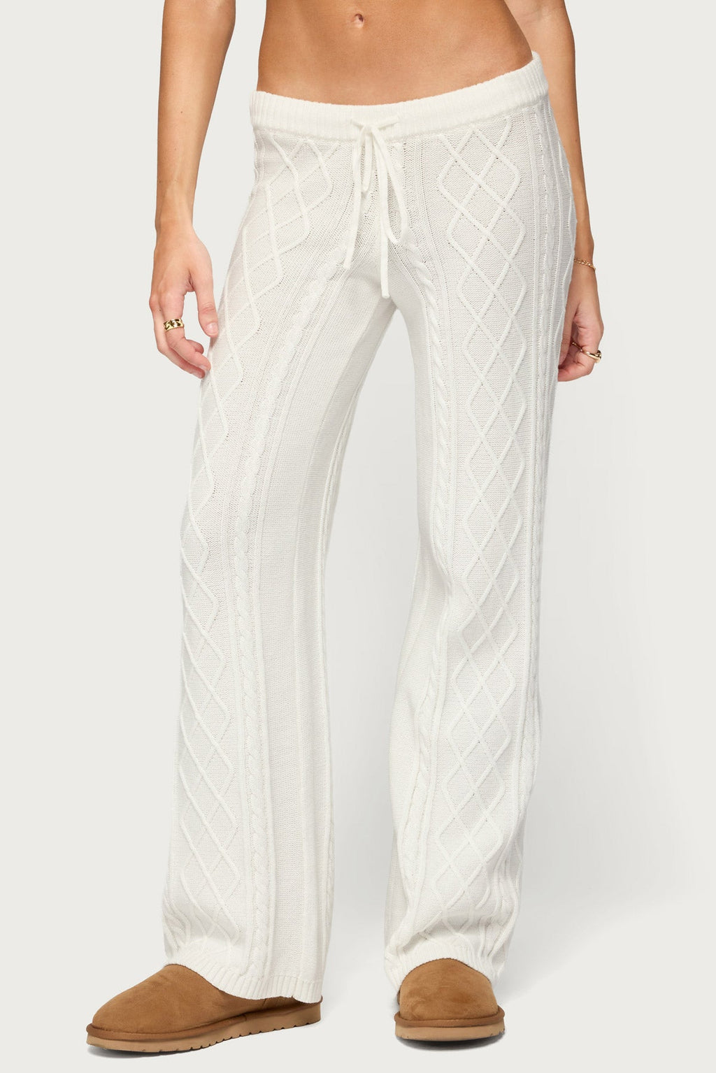 Fika Cable Knit Pants