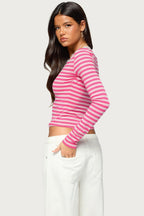 Michela Lacey Striped Top