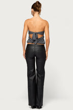 Cordie Strapless Sequin Top