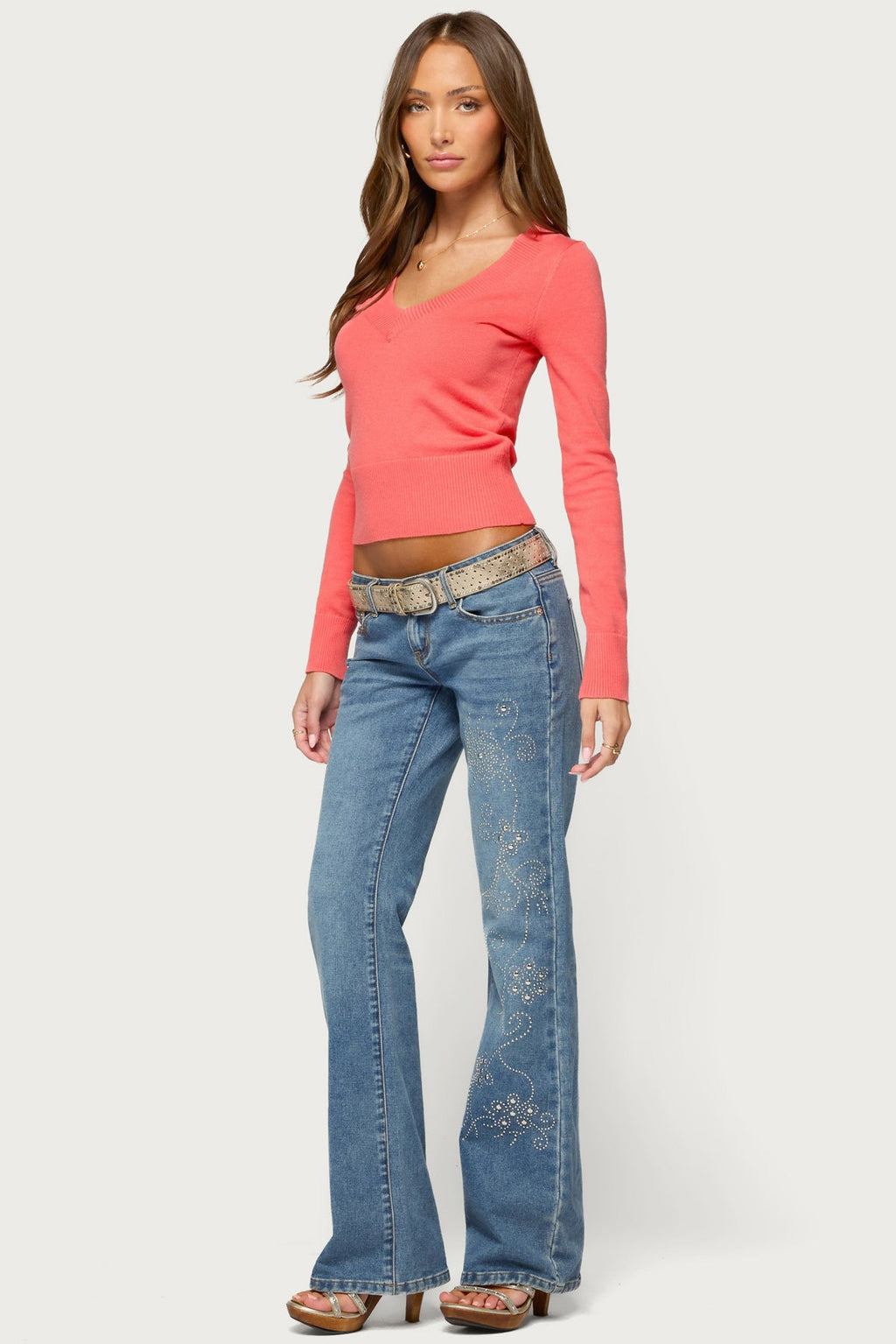 Feira V Neck Knit Sweater