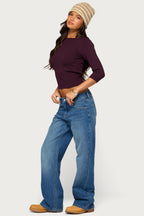 Zoelle Three-Quarter Sleeve Sweater