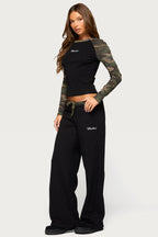 Taye Camo Waistband Sweatpants