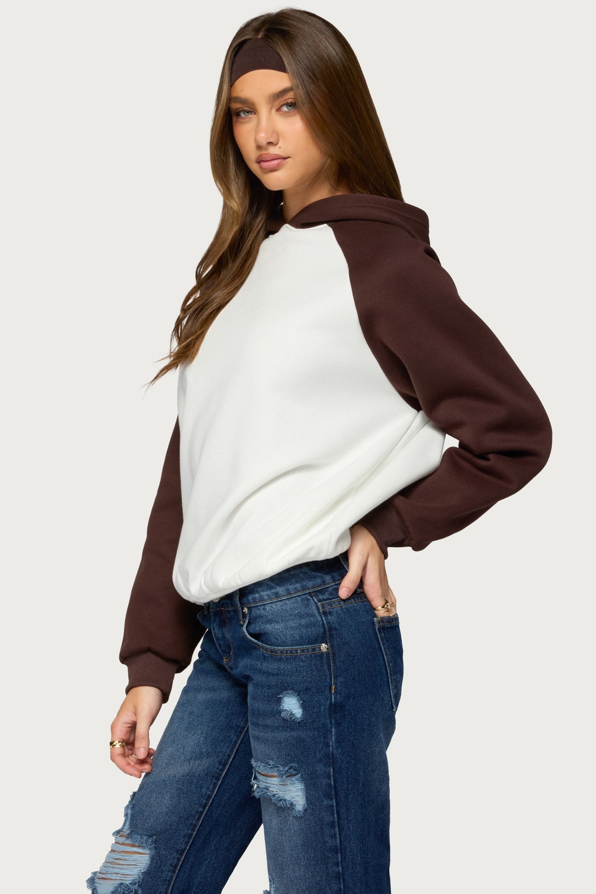 Tobbi Oversized Raglan Hoodie