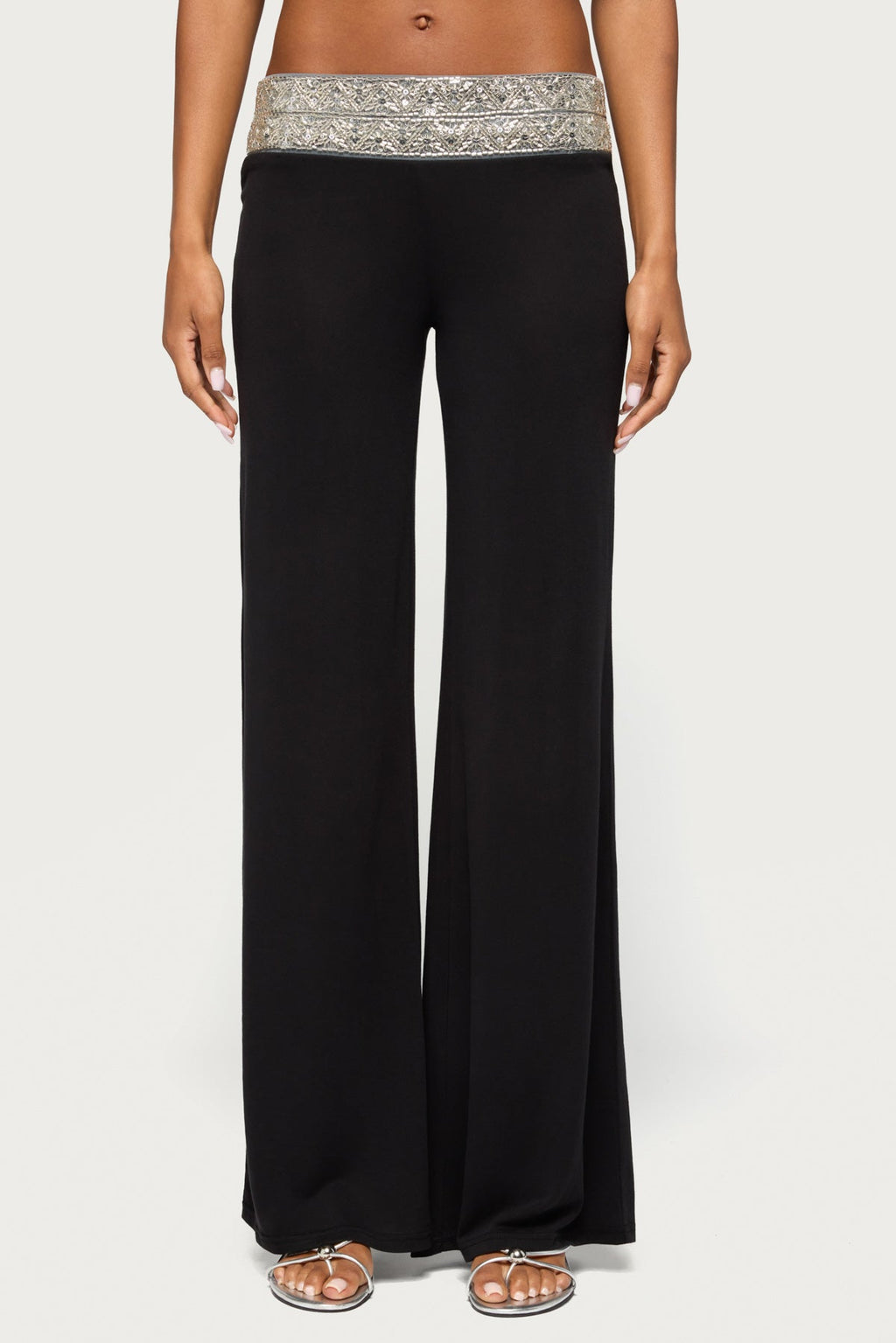 Tolly Beaded  Straight Leg Pants