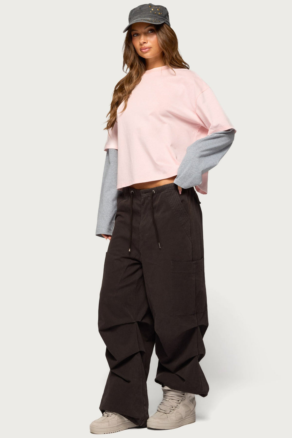 Priscillia Layered Contrast Top