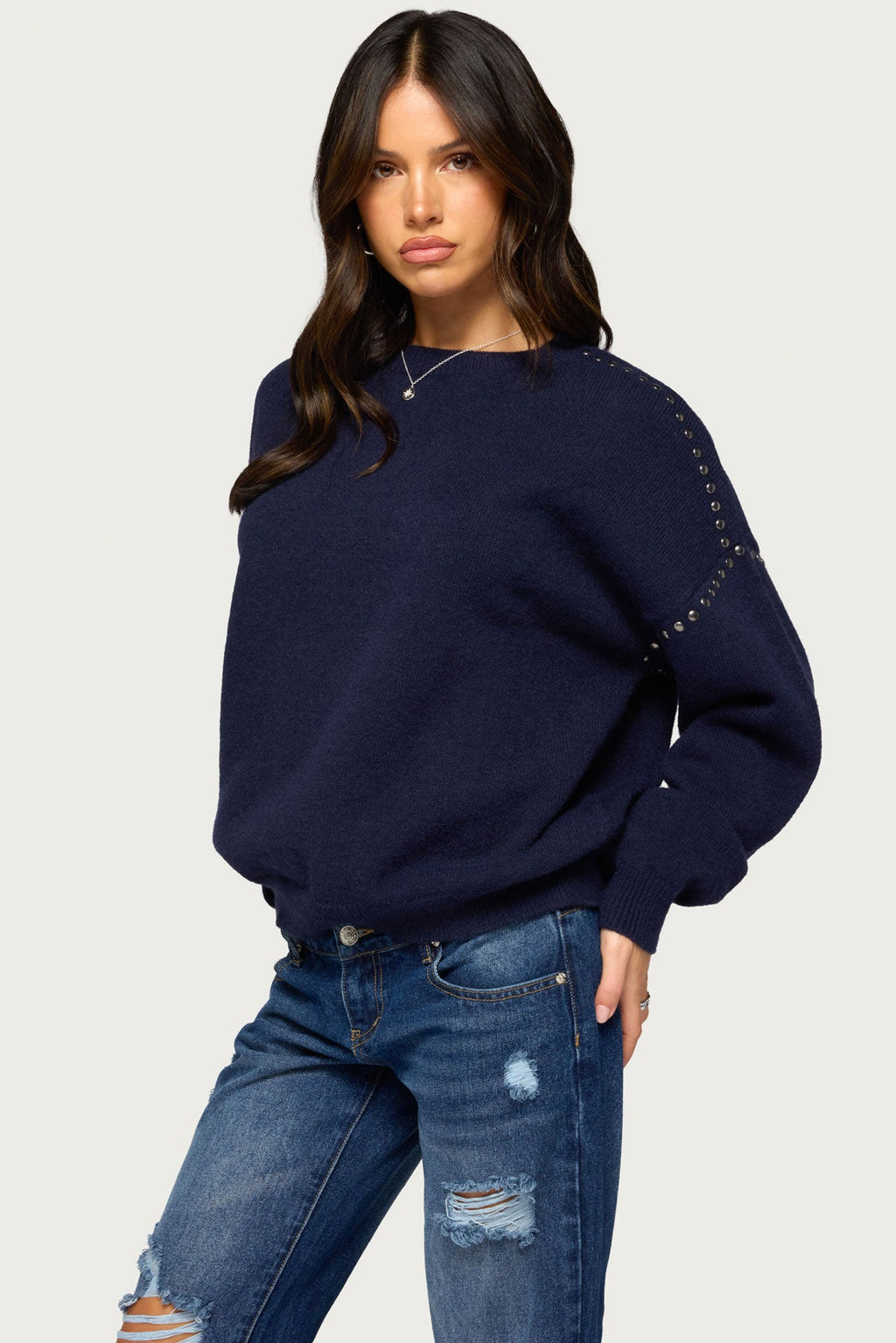 Camillah Studded Knit Sweater