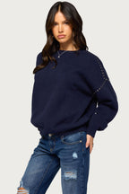 Camillah Studded Knit Sweater